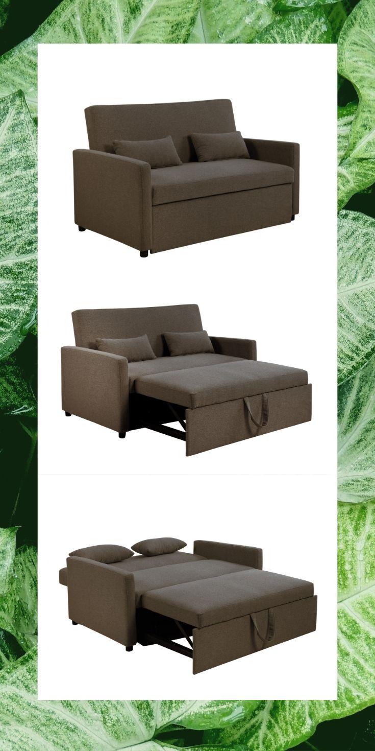 Media Love Seat with Pullout Ottoman